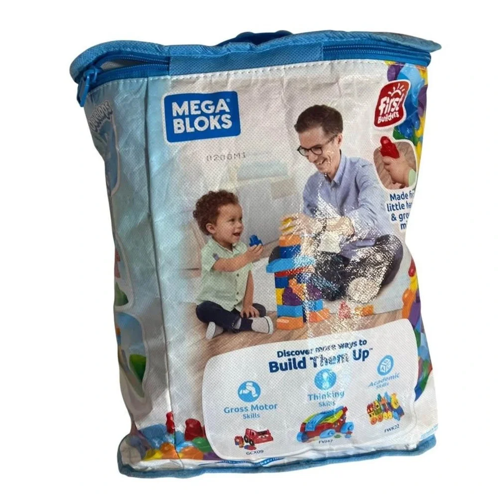 Mega Bloks Big Building Bag Plus More - 108 Blocks
